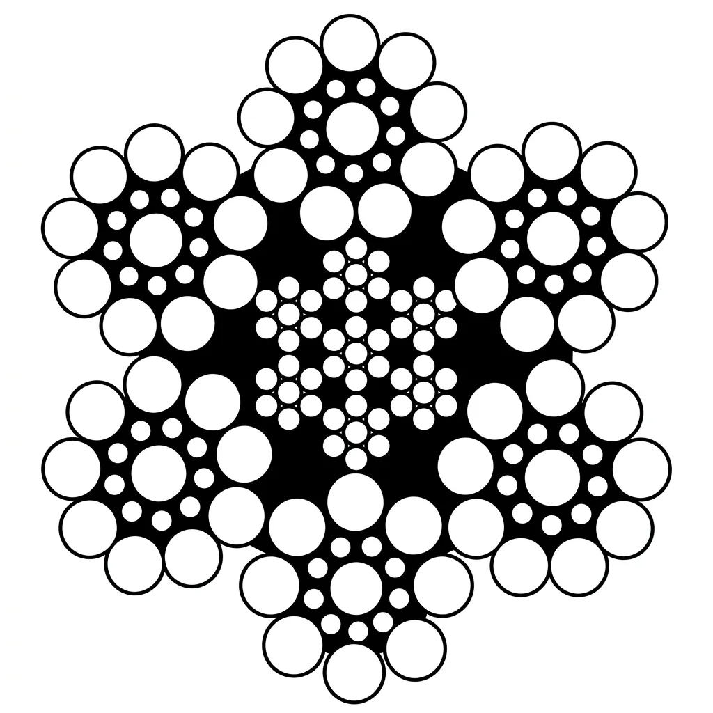 Cabo de Aço 6x19AA / 6x25AA Polido